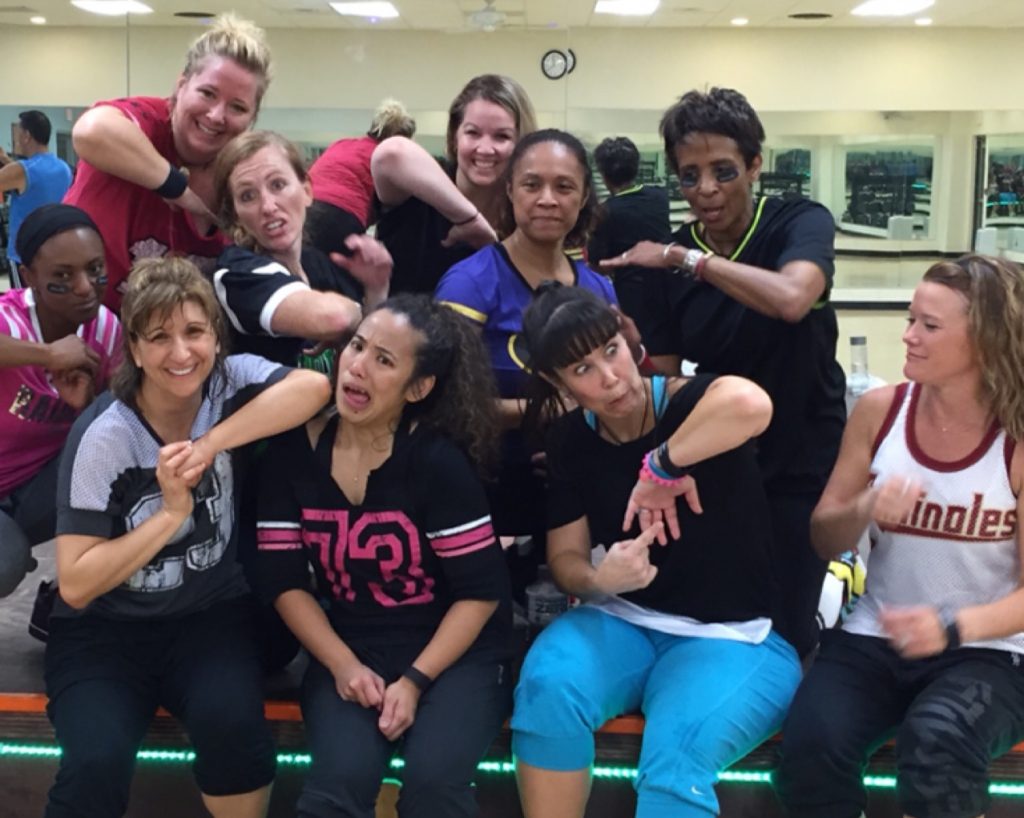Group Exercise fun at the Brooks Family YMCA
